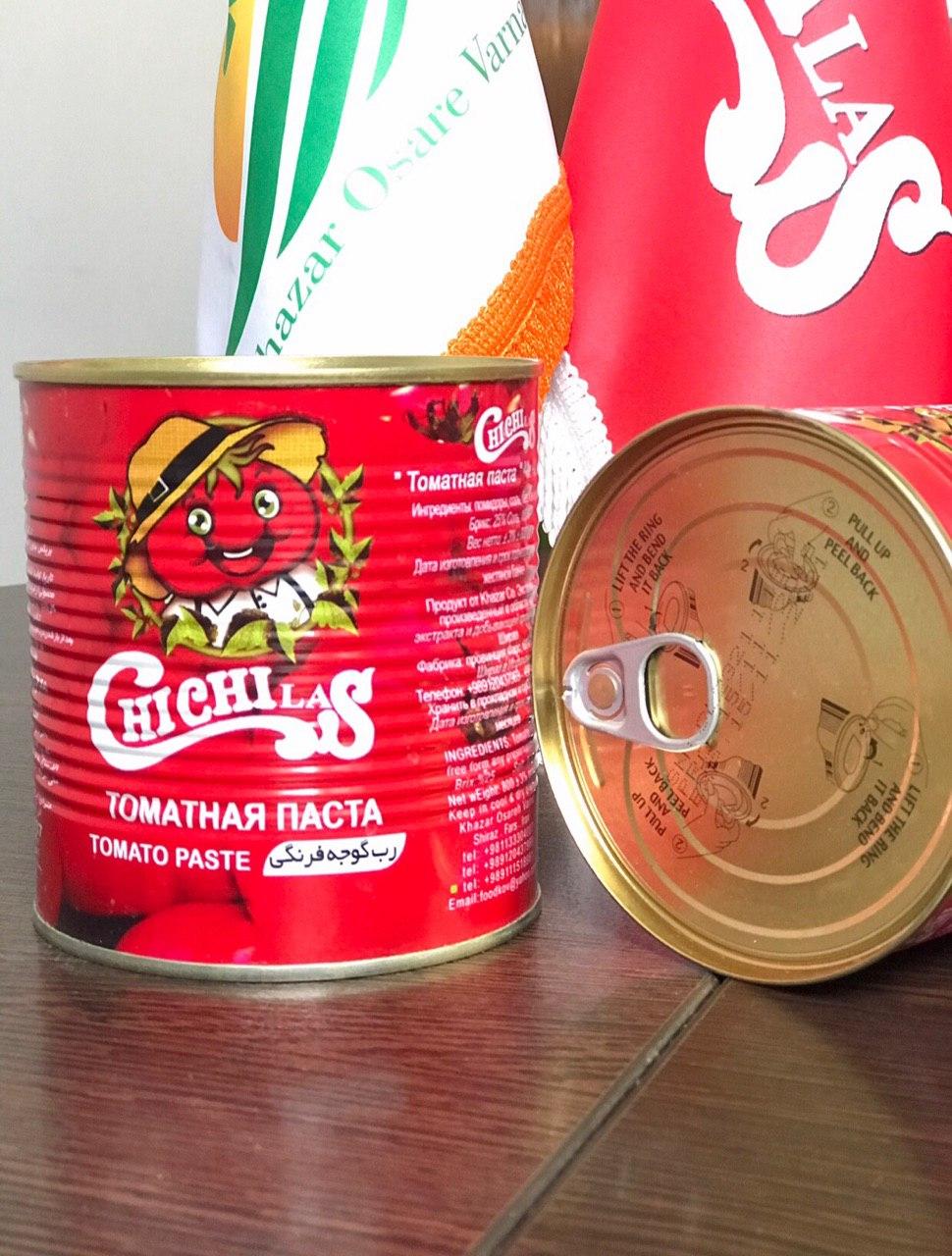 ChiChiLas tomato paste 800g tin offers premium quality, rich flavor, and natural ingredients, perfect for cooking and export.