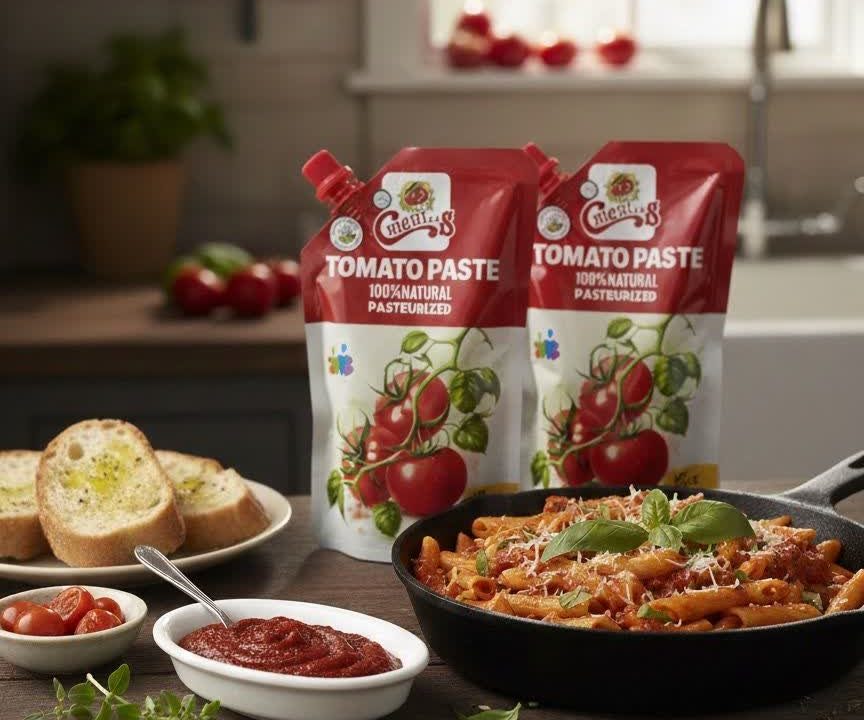 Discover ChiChiLas Tomato Paste Doypack with rich flavor and quality packaging for a fresh, convenient, and economical use.