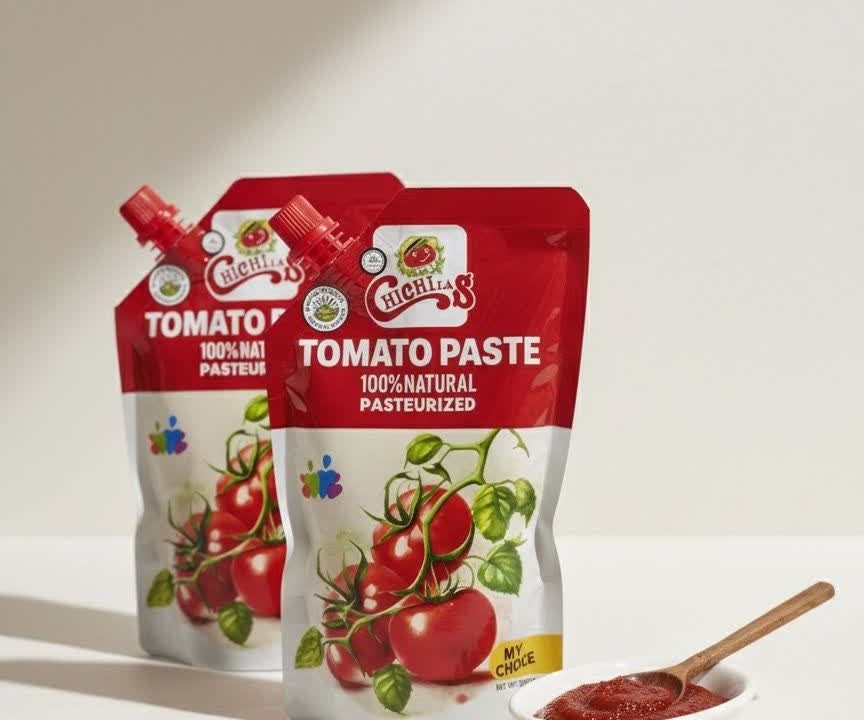 Discover high-quality, convenient Tomato Paste in Doypack Packaging that preserves freshness, taste, and ensures easy use.