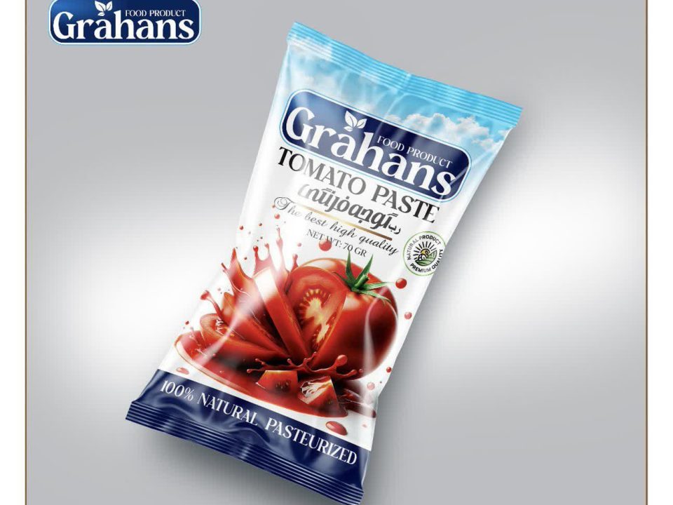 Discover Gharans tomato paste sachet, a convenient and flavorful way to enhance your meals with natural taste and quality..