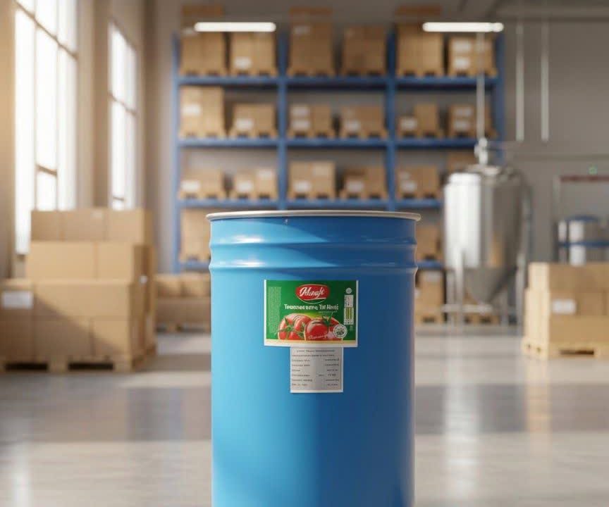 High Brix Aseptic Tomato Paste ideal for food industries and export, offering high quality, long shelf life, and cost efficiency.